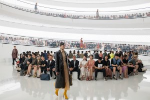 A look from Fendi Fall 2019 in Shanghai.