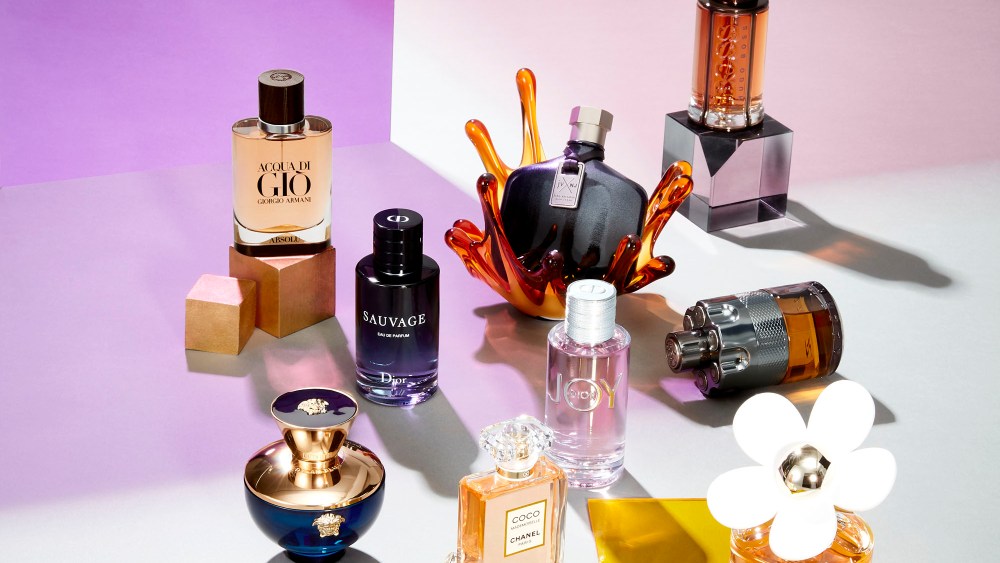 From the top left:Men'sGiorgio Armani Acqua Di Gio Absolu Eau De Parfum; $135 for 4.2-oz.; Perfumer: Alberto Morillas for FirmenichDior Sauvage Eau de Parfum; $120 for 3.4-oz.; Perfumer: Franois Demachy for Christian DiorJohn Varvatos JVxNJ; $94 for 4.2-oz.; Perfumer: Harry Fremont for FirmenichBoss The Scent Private Accord for Him; $87 for 3.3-oz.; Perfumer: Bruno Jovanovic for IFFAzzaro Wanted by Night; $92 for 3.4-oz.; Perfumer: Michel Girard and Quentin Bisch for GivaudanVersace Dylan Blue Pour Femme; $120 for 3.3-oz.; Perfumer: Calice Becker for GivaudanWomen'sChanel Coco Mademoiselle Intense; $145 for 3.4-oz.; Perfumer: Olivier Polge for ChanelDior Joy; $130 for 3.0-oz.; Perfumer: Franois Demachy for Christian DiorJo Malone London Honeysuckle & Davana Cologne; $136 for 3.3-oz.; Perfumer: Anne Flipo for IFFMarc Jacobs Daisy Love; $104 for 3.4-oz.; Perfumer: Alberto Morillas for Firmenich