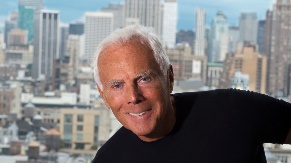 Giorgio Armani to Receive John B. Fairchild Honor at WWD CEO Summit
