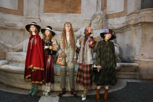 Backstage at Gucci Cruise 2020