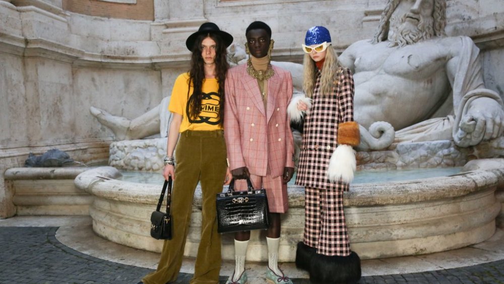 Backstage at Gucci Cruise 2020