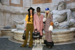 Backstage at Gucci Cruise 2020