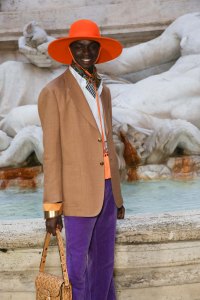 Backstage at Gucci Cruise 2020