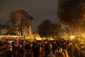 The scene at the Gucci Cruise party.