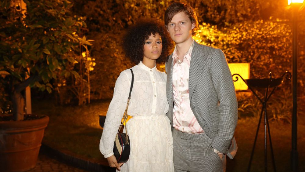 Lucas Hedges and Taylor Russell