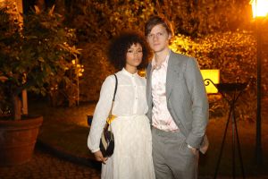 Lucas Hedges and Taylor Russell