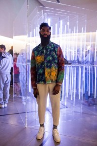 Street style at the Nike Lebron James x John Elliott Icon Celebration.