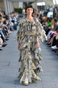SYDNEY, AUSTRALIA - MAY 12: A model walks the runway during the Mercedes-Benz Presents Aje show at Mercedes-Benz Fashion Week Resort 20 Collections at Campbell's Stores on May 12, 2019 in Sydney, Australia. (Photo by Stefan Gosatti/Getty Images)