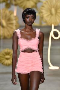 SYDNEY, AUSTRALIA - MAY 14:  A model walks the runway during the Alice McCall show at Mercedes-Benz Fashion Week Resort 20 Collections at Carriageworks on May 14, 2019 in Sydney, Australia.  (Photo by Stefan Gosatti/Getty Images)