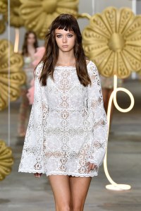 SYDNEY, AUSTRALIA - MAY 14:  A model walks the runway during the Alice McCall show at Mercedes-Benz Fashion Week Resort 20 Collections at Carriageworks on May 14, 2019 in Sydney, Australia.  (Photo by Stefan Gosatti/Getty Images)