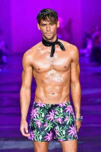 SYDNEY, AUSTRALIA - MAY 15:  A model walks the runway during the AZZO show at Mercedes-Benz Fashion Week Resort 20 Collections at Carriageworks on May 15, 2019 in Sydney, Australia.  (Photo by Stefan Gosatti/Getty Images)