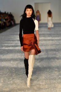 SYDNEY, AUSTRALIA - MAY 13:  A model walks the runway during the Bec + Bridge show at Mercedes-Benz Fashion Week Resort 20 Collections at Blacksmiths Workshop, Carriageworks on May 13, 2019 in Sydney, Australia.  (Photo by Stefan Gosatti/Getty Images)