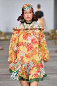 SYDNEY, AUSTRALIA - MAY 15: A model walks the runway during the Leo & Lin show at Mercedes-Benz Fashion Week Resort 20 Collections at Carriageworks on May 15, 2019 in Sydney, Australia. (Photo by Stefan Gosatti/Getty Images)