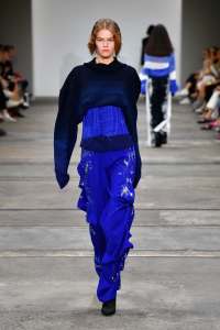 SYDNEY, AUSTRALIA - MAY 16:  A model walks the runway in a design by Madison Hislop during the St.George NextGen show at Mercedes-Benz Fashion Week Resort 20 Collections at Carriageworks on May 16, 2019 in Sydney, Australia.  (Photo by Stefan Gosatti/Getty Images)