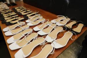 SYDNEY, AUSTRALIA - MAY 14: Shoes are seen backstage ahead of the Michael Lo Sordo show at Mercedes-Benz Fashion Week Resort 20 Collections at Reign at the QVB on May 14, 2019 in Sydney, Australia. (Photo by Mackenzie Sweetnam/Getty Images)