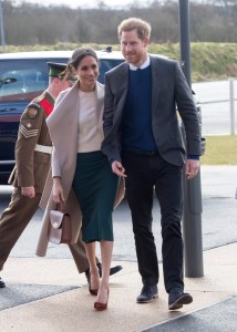 Prince Harry and Meghan Markle visit the Eikon CentrePrince Harry and Meghan Markle visit to Northern Ireland, UK - 23 Mar 2018Prince Harry and Meghan Markle visit the Eikon Centre, where they attended an event to mark the second year of youth-led peace-building initiative Amazing the Space. Funded by Cooperation Ireland and launched by Prince Harry in September 2017, Amazing the Space empowers young people across Northern Ireland to become ambassadors for peace within their communities. The couple saw young people sharing their aspirations for a peaceful future, not just at home, but on a worldwide basis, and will showcase the ground-breaking cross community and reconciliation work from young people across Northern Ireland. They watched a performance and met young people to hear about their 'Peace Pledges'