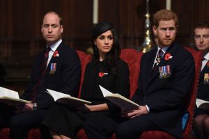 Prince William, Meghan Markle and Prince HarryAnzac Day service at Westminster Abbey, London, UK - 25 Apr 2018