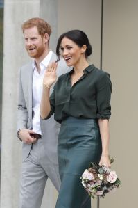 Prince Harry and Meghan Duchess of Sussex visit the University of Chichester Tech Park.Prince Harry and Meghan Duchess of Sussex visit to Sussex, UK - 03 Oct 2018