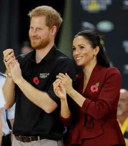 Prince Harry and Meghan Duchess of Sussex attend the Wheelchair Basketball Final at the Invictus GamesPrince Harry and Meghan Duchess of Sussex tour of Australia - 27 Oct 2018