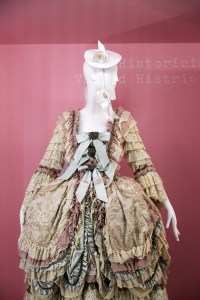 A fall 1990 dress from Moschino by Franco Moschino is featured in the area that references Versailles as a sort of “camp Eden.”