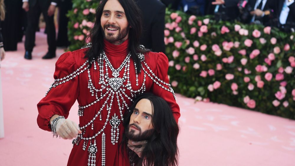 Jared LetoCostume Institute Benefit celebrating the opening of Camp: Notes on Fashion, Arrivals, The Metropolitan Museum of Art, New York, USA - 06 May 2019