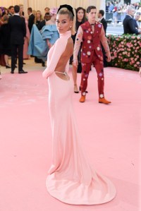Hailey Bieber in Alexander Wang, Met Gala 2019