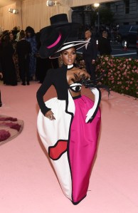 Janelle Monáe in Christian Siriano, Met Gala 2019.