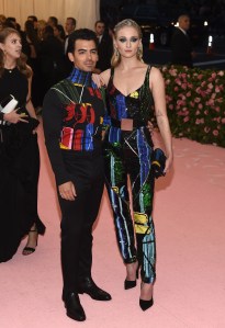 Joe Jonas and Sophie Turner in Louis Vuitton, Met Gala 2019