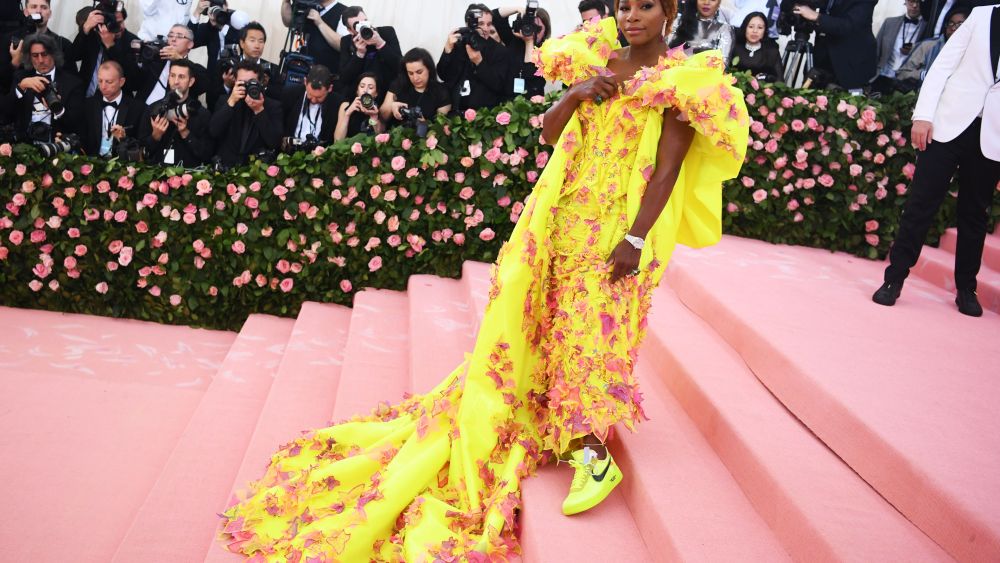 Serena WilliamsCostume Institute Benefit celebrating the opening of Camp: Notes on Fashion, Arrivals, The Metropolitan Museum of Art, New York, USA - 06 May 2019Wearing Atelier Versace