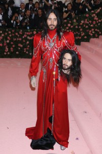 Jared LetoCostume Institute Benefit celebrating the opening of Camp: Notes on Fashion, Arrivals, The Metropolitan Museum of Art, New York, USA - 06 May 2019Wearing Gucci