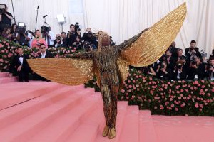 Billy PorterCostume Institute Benefit celebrating the opening of Camp: Notes on Fashion, Arrivals, The Metropolitan Museum of Art, New York, USA - 06 May 2019Wearing The Blonds, Custom, Shoes By Giuseppe Zanotti