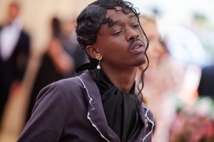 Ashton Sanders in Telfar.