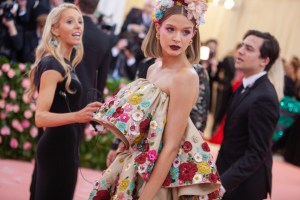 Josephine Skriver in Jonathan Simkhai.