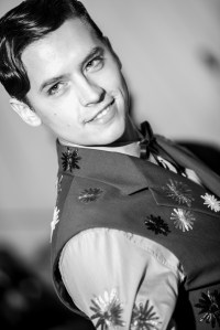 Cole Sprouse in Salvatore Ferragamo.