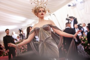 Julia Garner in Zac Posen.