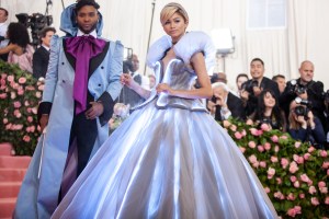 Law Roach and Zendaya in Tommy Hilfiger.