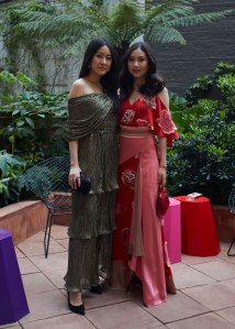 Michelle and Rachel Yeoh at the Matchesfashion x Peter Pilotto Homeware Launch