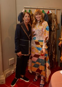 Natalie Kingham and Amy Astley at the Matchesfashion x Peter Pilotto Homeware Launch