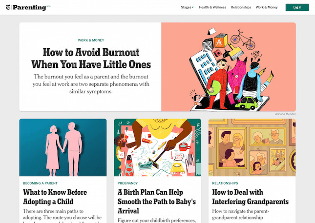 The New York Times' New Parenting Site