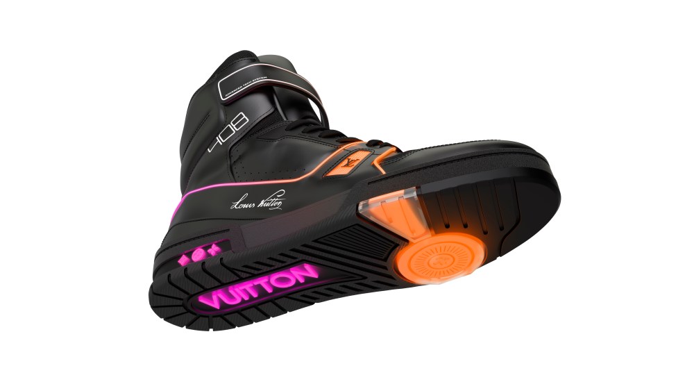 Virgil Abloh's light-up sneaker for Louis Vuitton.