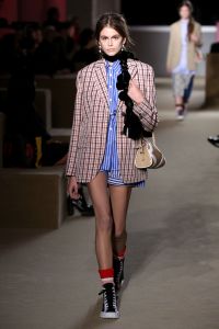 Kaia Jordan Gerber walks the catwalkPrada Resort 2020 show, Runway, The Piano Factory, New York, USA - 02 May 2019