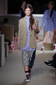 Model on the catwalk
Prada Resort 2020 show, Runway, The Piano Factory, New York, USA - 02 May 2019