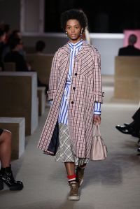 Model on the catwalk
Prada Resort 2020 show, Runway, The Piano Factory, New York, USA - 02 May 2019