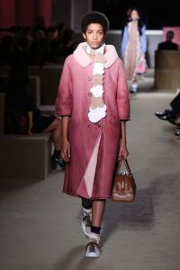 Model on the catwalkPrada Resort 2020 show, Runway, The Piano Factory, New York, USA - 02 May 2019