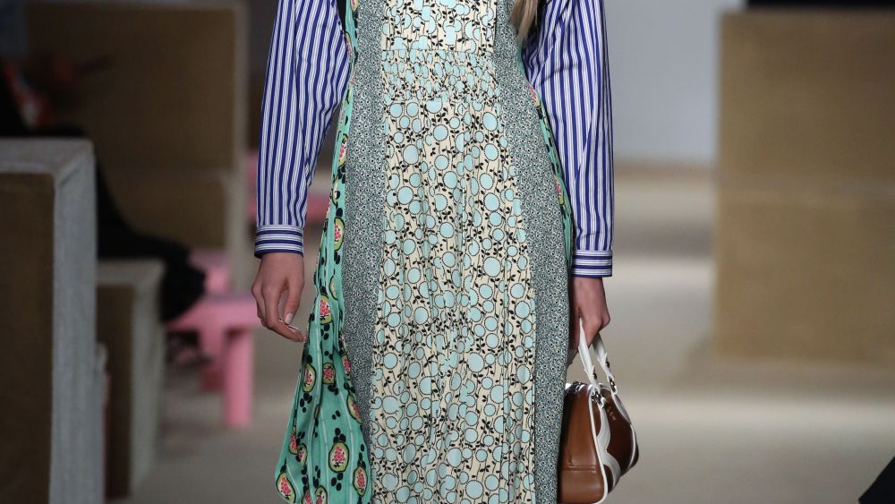 Model on the catwalkPrada Resort 2020 show, Runway, The Piano Factory, New York, USA - 02 May 2019