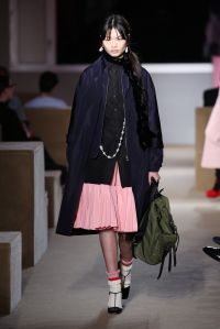 Model on the catwalkPrada Resort 2020 show, Runway, The Piano Factory, New York, USA - 02 May 2019