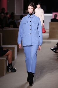 Model on the catwalk
Prada Resort 2020 show, Runway, The Piano Factory, New York, USA - 02 May 2019