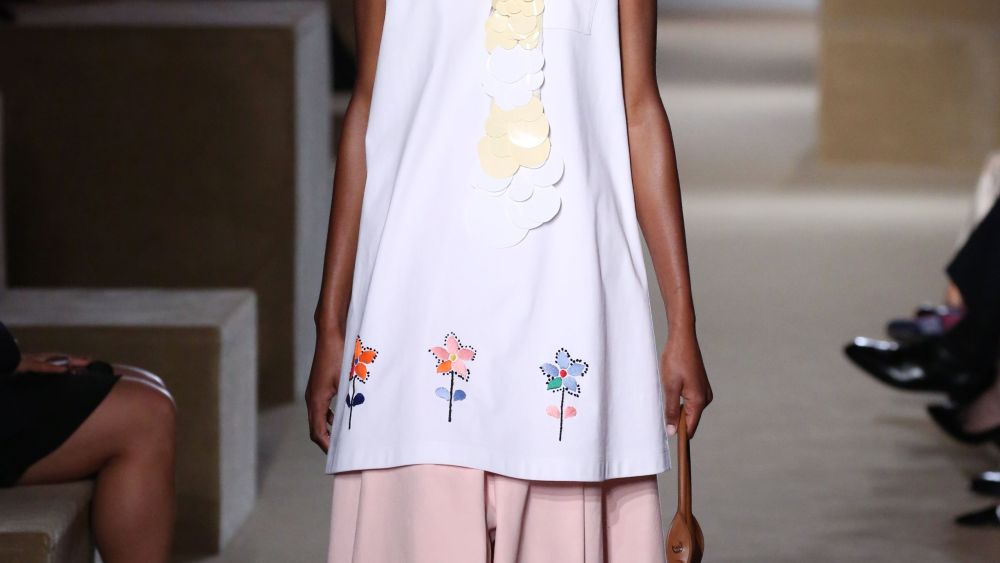 Model on the catwalkPrada Resort 2020 show, Runway, The Piano Factory, New York, USA - 02 May 2019