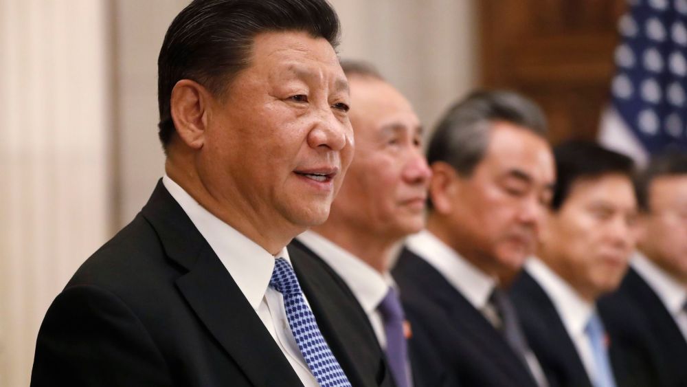 China's President Xi Jinping talks during a bilateral meeting with President Donald Trump, in Buenos Aires, ArgentinaTrump G20 Summit, Buenos Aires, Argentina - 01 Dec 2018