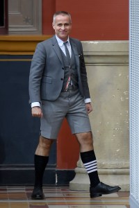 Thom Browne on the catwalkThom Browne show, Runway, Fall Winter 2019, Paris Fashion Week, France - 03 Mar 2019